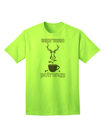 Espresso Patronum Premium Adult T-Shirt - Exclusively for Coffee and Magic Enthusiasts-Mens T-shirts-TooLoud-Neon-Green-Small-Davson Sales