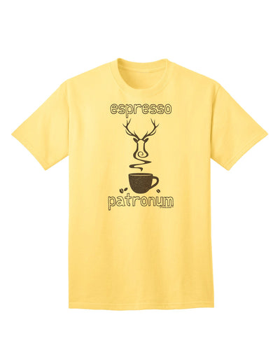 Espresso Patronum Premium Adult T-Shirt - Exclusively for Coffee and Magic Enthusiasts-Mens T-shirts-TooLoud-Yellow-Small-Davson Sales