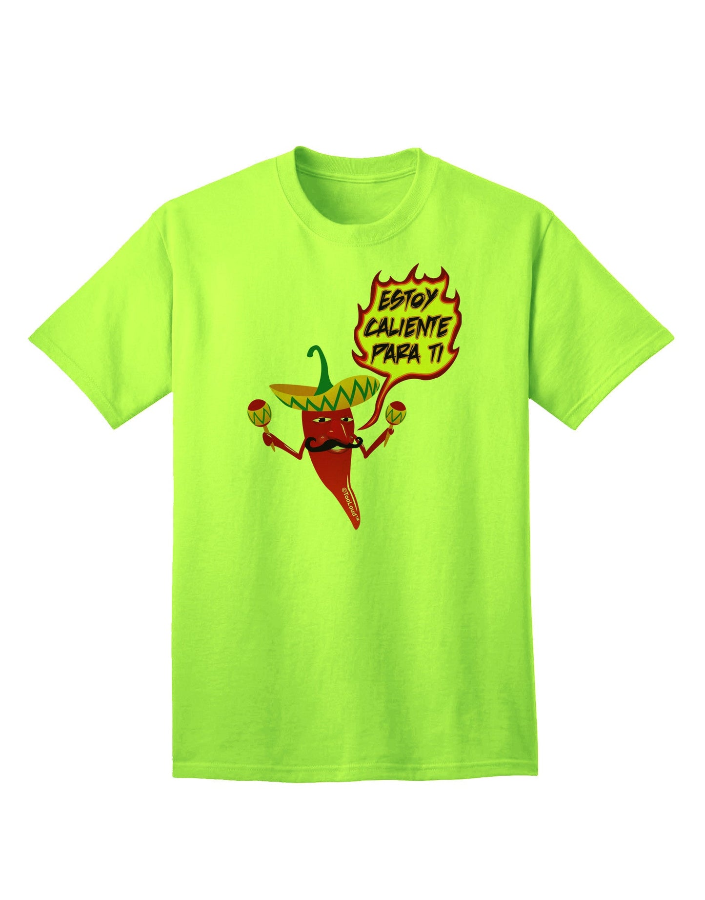 Estoy Caliente Para Ti Premium Adult T-Shirt - Exclusively for the Bold and Fashion-Forward-Mens T-shirts-TooLoud-Neon-Green-Small-Davson Sales