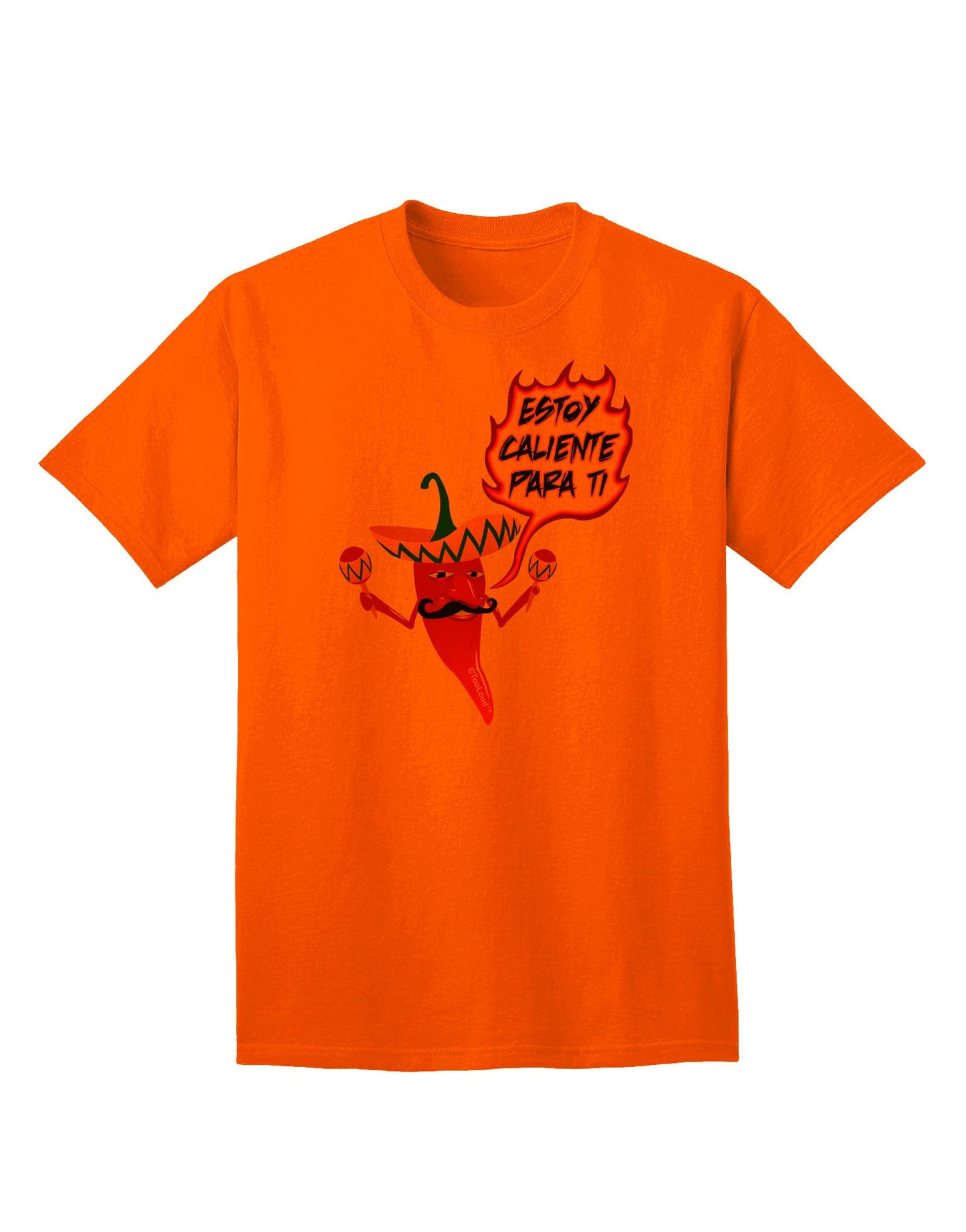 Estoy Caliente Para Ti Premium Adult T-Shirt - Exclusively for the Bold and Fashion-Forward-Mens T-shirts-TooLoud-Orange-Small-Davson Sales