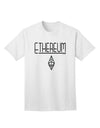 Ethereum Logo Adult T-Shirt: A Stylish Addition to Your Wardrobe-Mens T-shirts-TooLoud-White-Small-Davson Sales