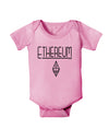 Ethereum with logo Baby Romper Bodysuit-Baby Romper-TooLoud-Pink-06-Months-Davson Sales