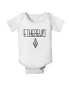 Ethereum with logo Baby Romper Bodysuit-Baby Romper-TooLoud-White-06-Months-Davson Sales
