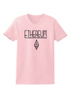 Ethereum with logo Womens T-Shirt-Womens T-Shirt-TooLoud-PalePink-X-Small-Davson Sales