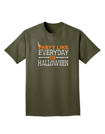 Everyday Is Halloween Adult Dark T-Shirt-Mens T-Shirt-TooLoud-Military-Green-Small-Davson Sales