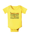 Everyday Is Halloween Baby Romper Bodysuit-Baby Romper-TooLoud-Yellow-06-Months-Davson Sales