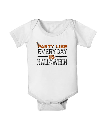 Everyday Is Halloween Baby Romper Bodysuit-Baby Romper-TooLoud-White-06-Months-Davson Sales