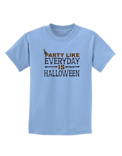 Everyday Is Halloween Childrens T-Shirt-Childrens T-Shirt-TooLoud-Light-Blue-X-Small-Davson Sales