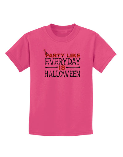 Everyday Is Halloween Childrens T-Shirt-Childrens T-Shirt-TooLoud-Sangria-X-Small-Davson Sales