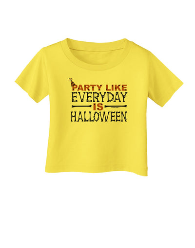 Everyday Is Halloween Infant T-Shirt-Infant T-Shirt-TooLoud-Yellow-06-Months-Davson Sales