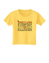 Everyday Is Halloween Toddler T-Shirt-Toddler T-Shirt-TooLoud-Yellow-2T-Davson Sales