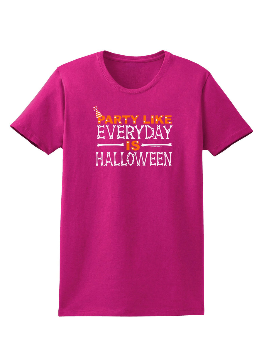 Everyday Is Halloween Womens Dark T-Shirt-TooLoud-Black-X-Small-Davson Sales