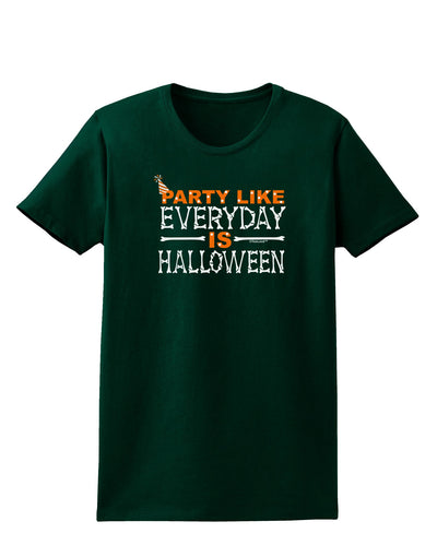 Everyday Is Halloween Womens Dark T-Shirt-TooLoud-Forest-Green-Small-Davson Sales