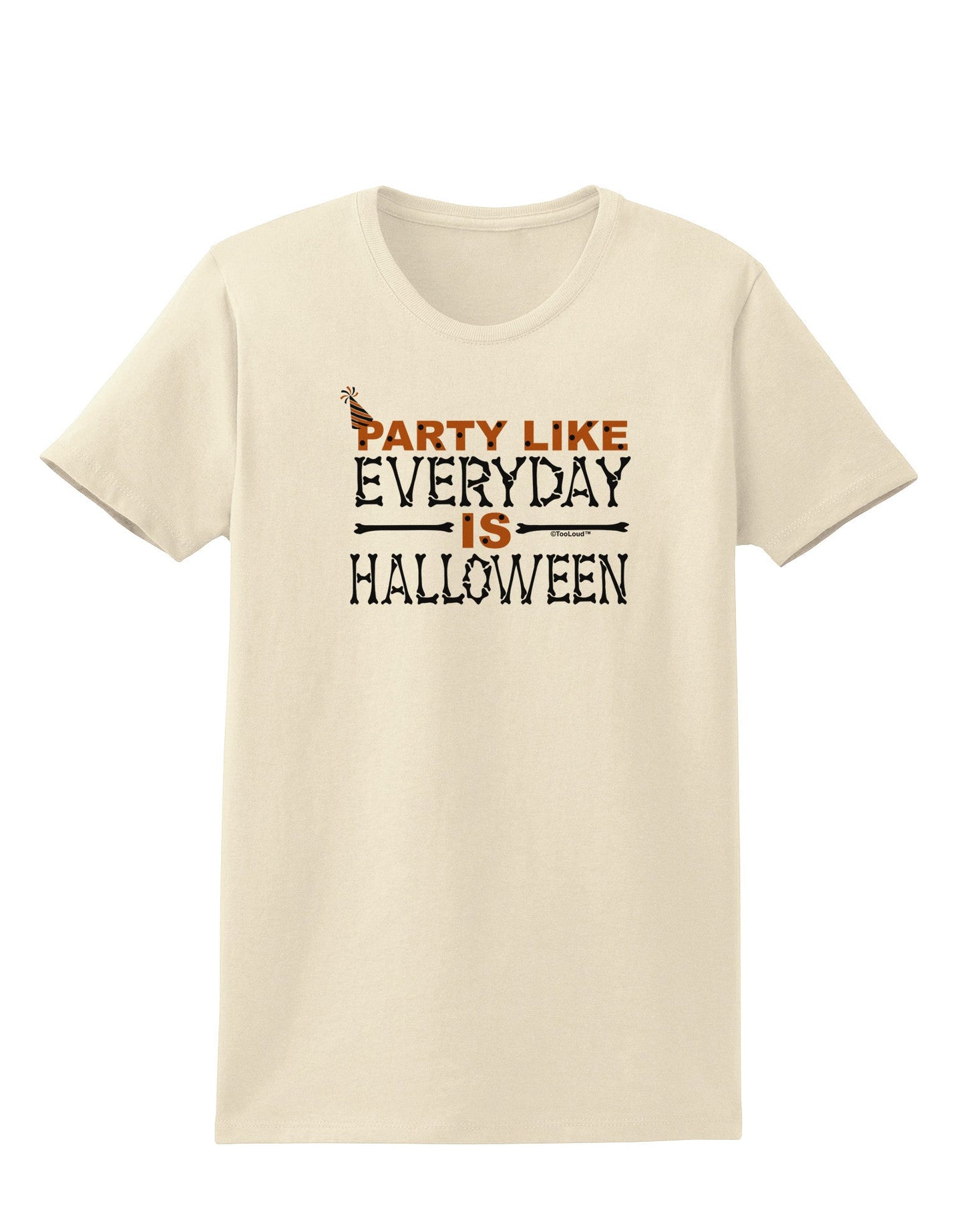 Everyday Is Halloween Womens T-Shirt-Womens T-Shirt-TooLoud-Natural-X-Small-Davson Sales