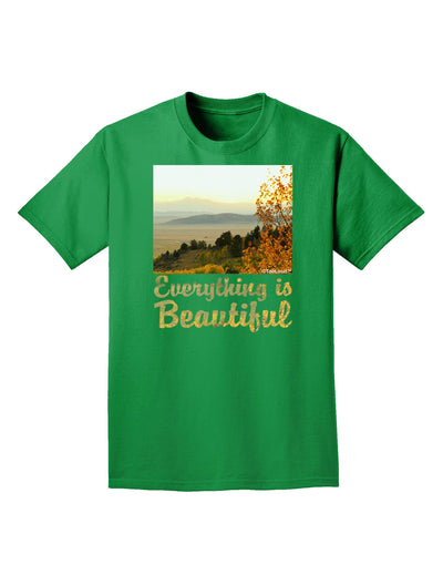 Everything is Beautiful - Sunrise Adult Dark T-Shirt-Mens T-Shirt-TooLoud-Kelly-Green-Small-Davson Sales