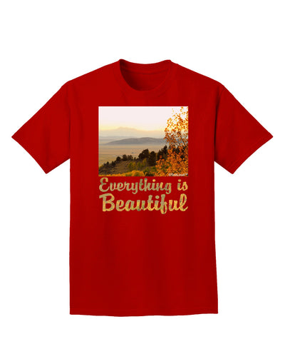 Everything is Beautiful - Sunrise Adult Dark T-Shirt-Mens T-Shirt-TooLoud-Red-Small-Davson Sales