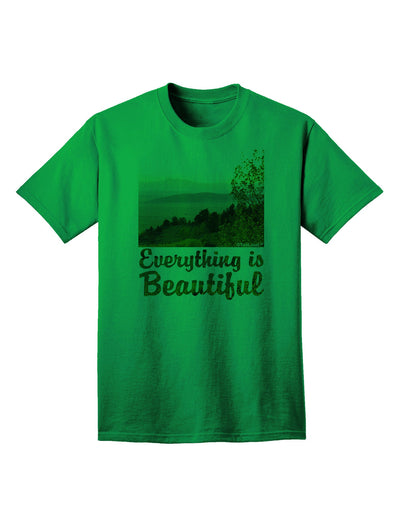 Everything is Beautiful - Sunrise Adult T-Shirt-Mens T-Shirt-TooLoud-Kelly-Green-Small-Davson Sales