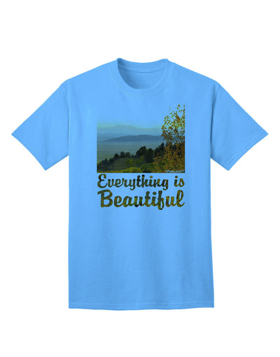 Everything is Beautiful - Sunrise Adult T-Shirt-Mens T-Shirt-TooLoud-Aquatic-Blue-Small-Davson Sales