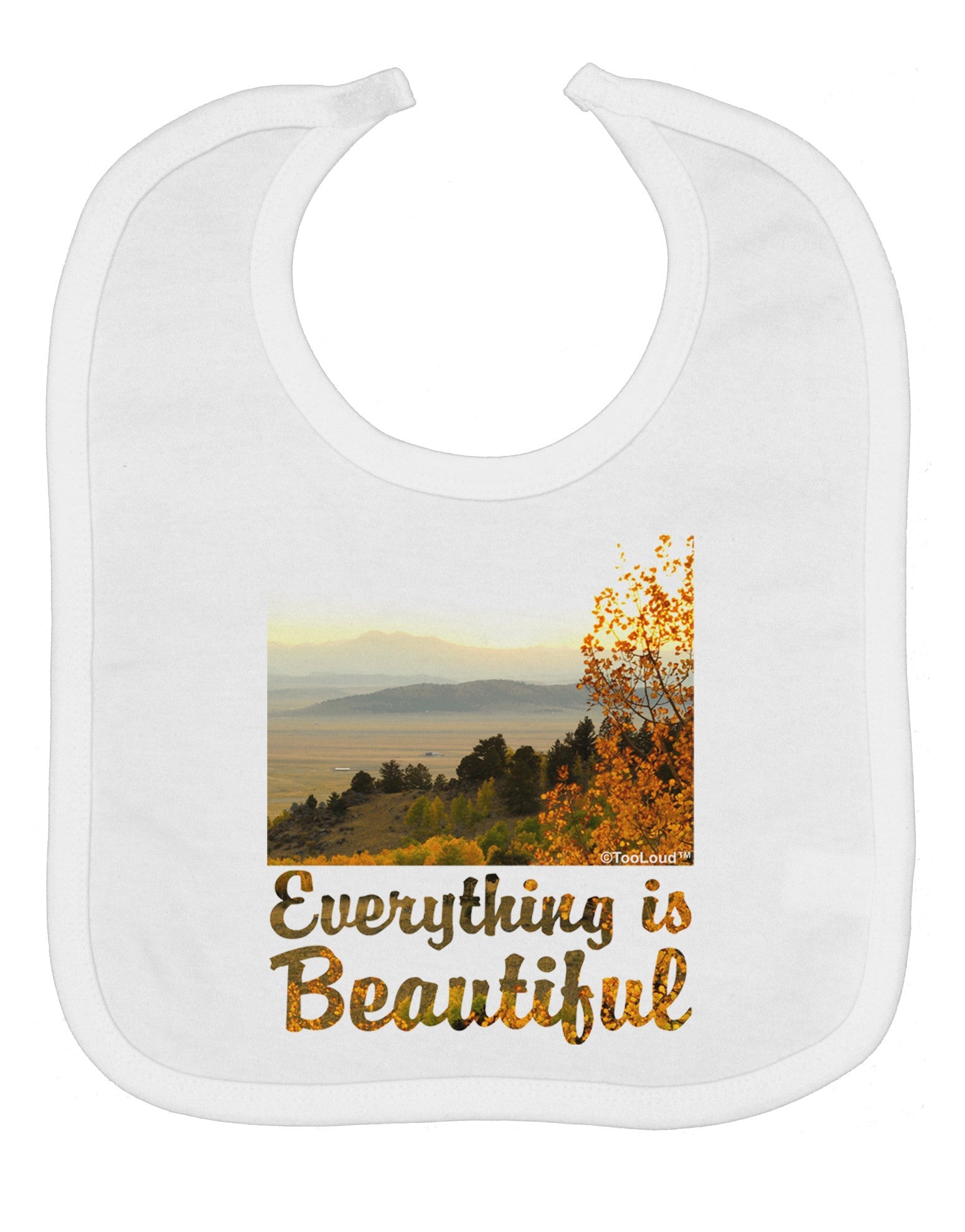 Everything is Beautiful - Sunrise Baby Bib by