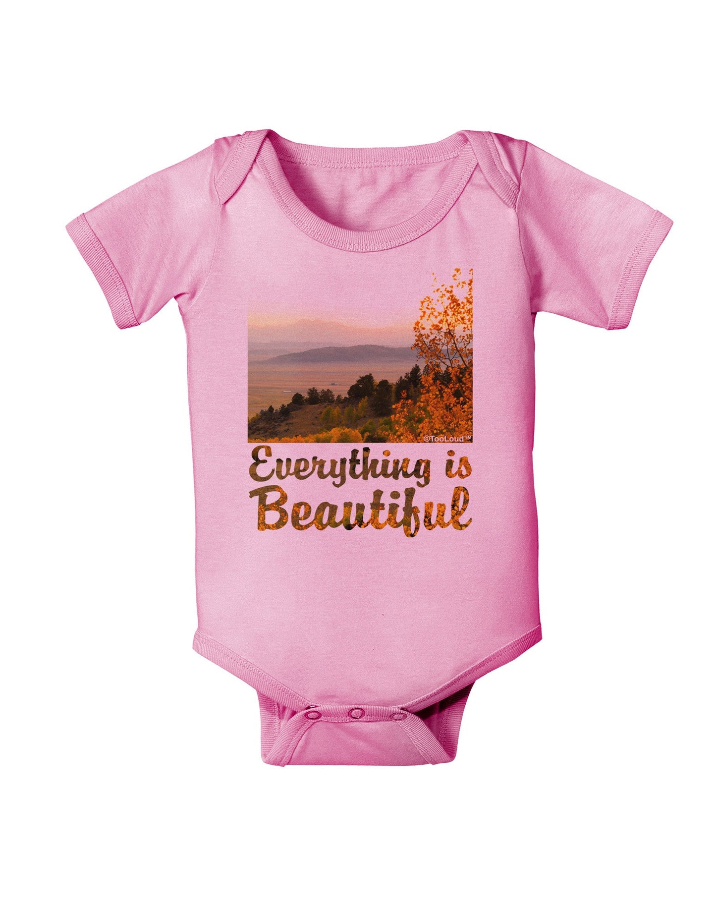 Everything is Beautiful - Sunrise Baby Romper Bodysuit by-Baby Romper-TooLoud-Pink-06-Months-Davson Sales