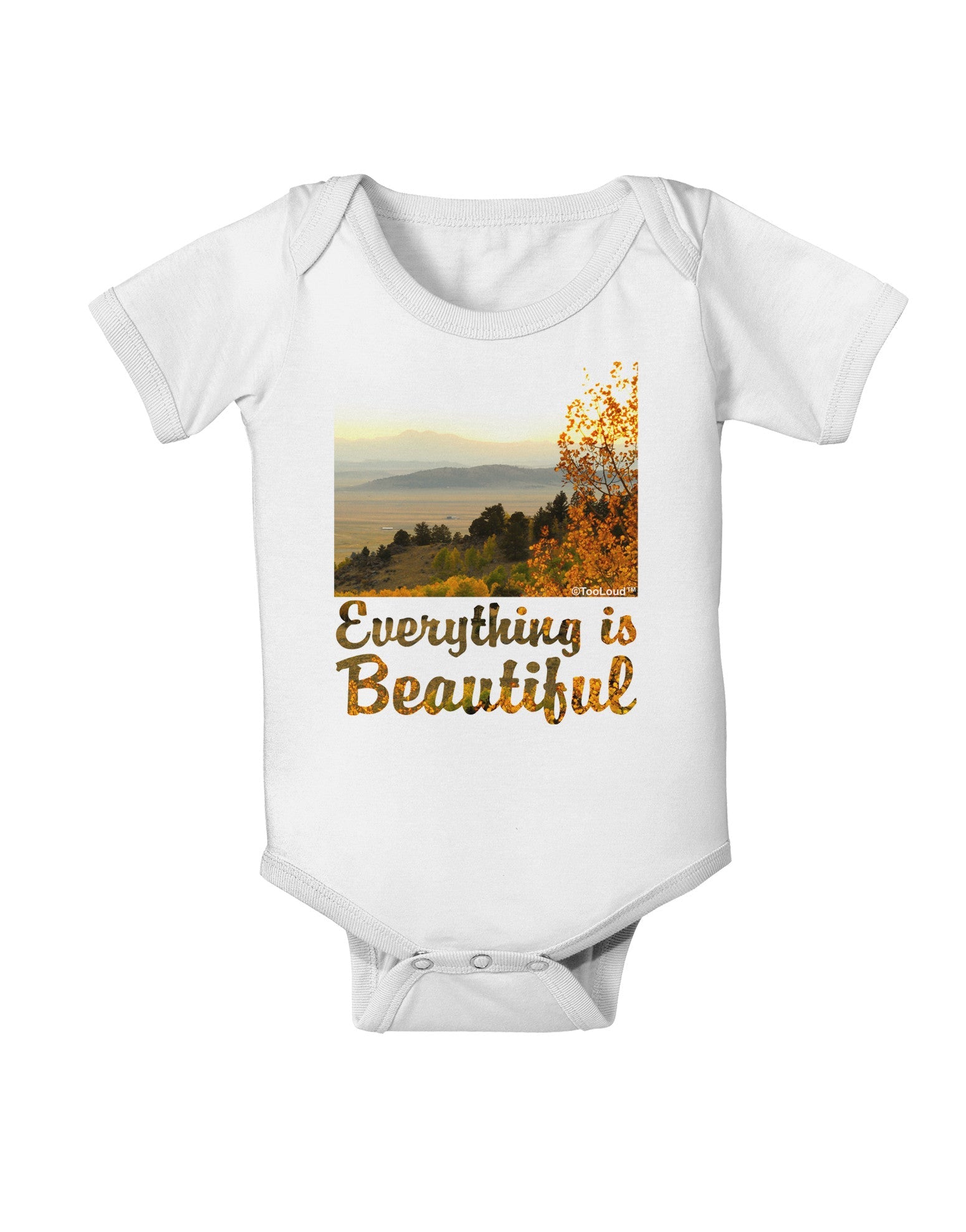 Everything is Beautiful - Sunrise Baby Romper Bodysuit by-Baby Romper-TooLoud-White-06-Months-Davson Sales