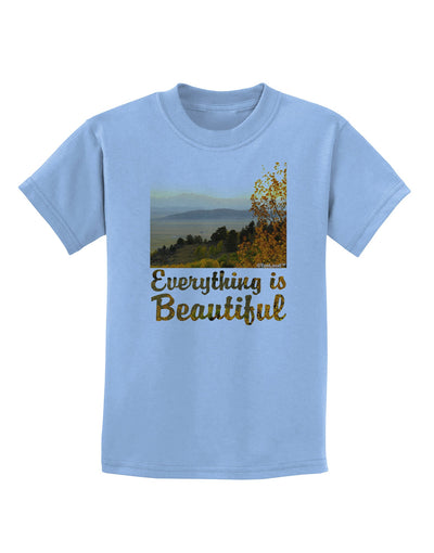 Everything is Beautiful - Sunrise Childrens T-Shirt-Childrens T-Shirt-TooLoud-Light-Blue-X-Small-Davson Sales