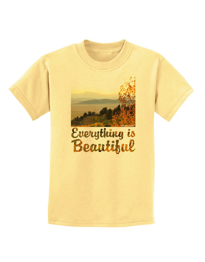 Everything is Beautiful - Sunrise Childrens T-Shirt-Childrens T-Shirt-TooLoud-Daffodil-Yellow-X-Small-Davson Sales