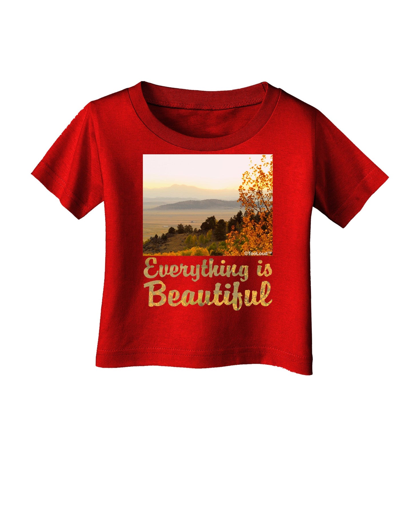 Everything is Beautiful - Sunrise Infant T-Shirt Dark by-Infant T-Shirt-TooLoud-Red-06-Months-Davson Sales