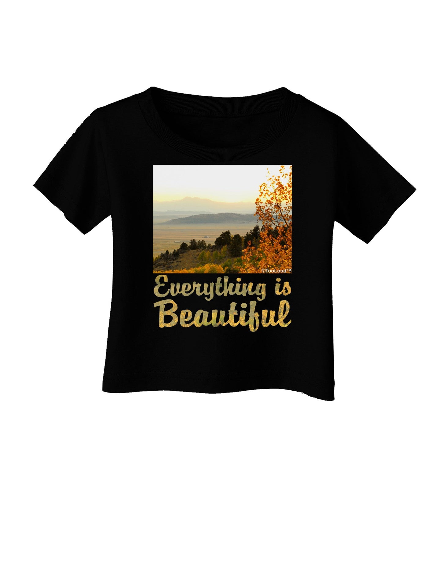 Everything is Beautiful - Sunrise Infant T-Shirt Dark by-Infant T-Shirt-TooLoud-Black-06-Months-Davson Sales