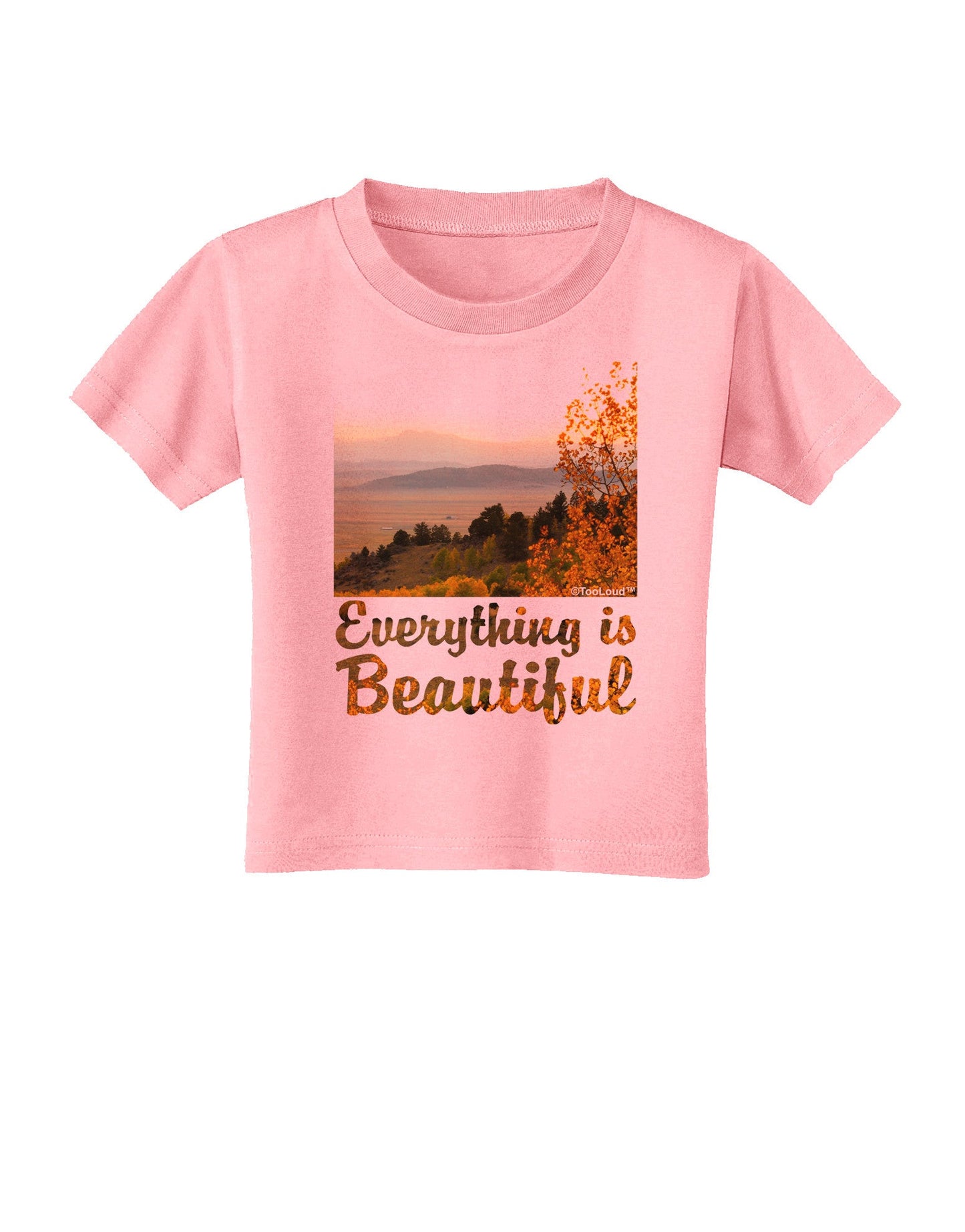 Everything is Beautiful - Sunrise Toddler T-Shirt-Toddler T-Shirt-TooLoud-Candy-Pink-2T-Davson Sales