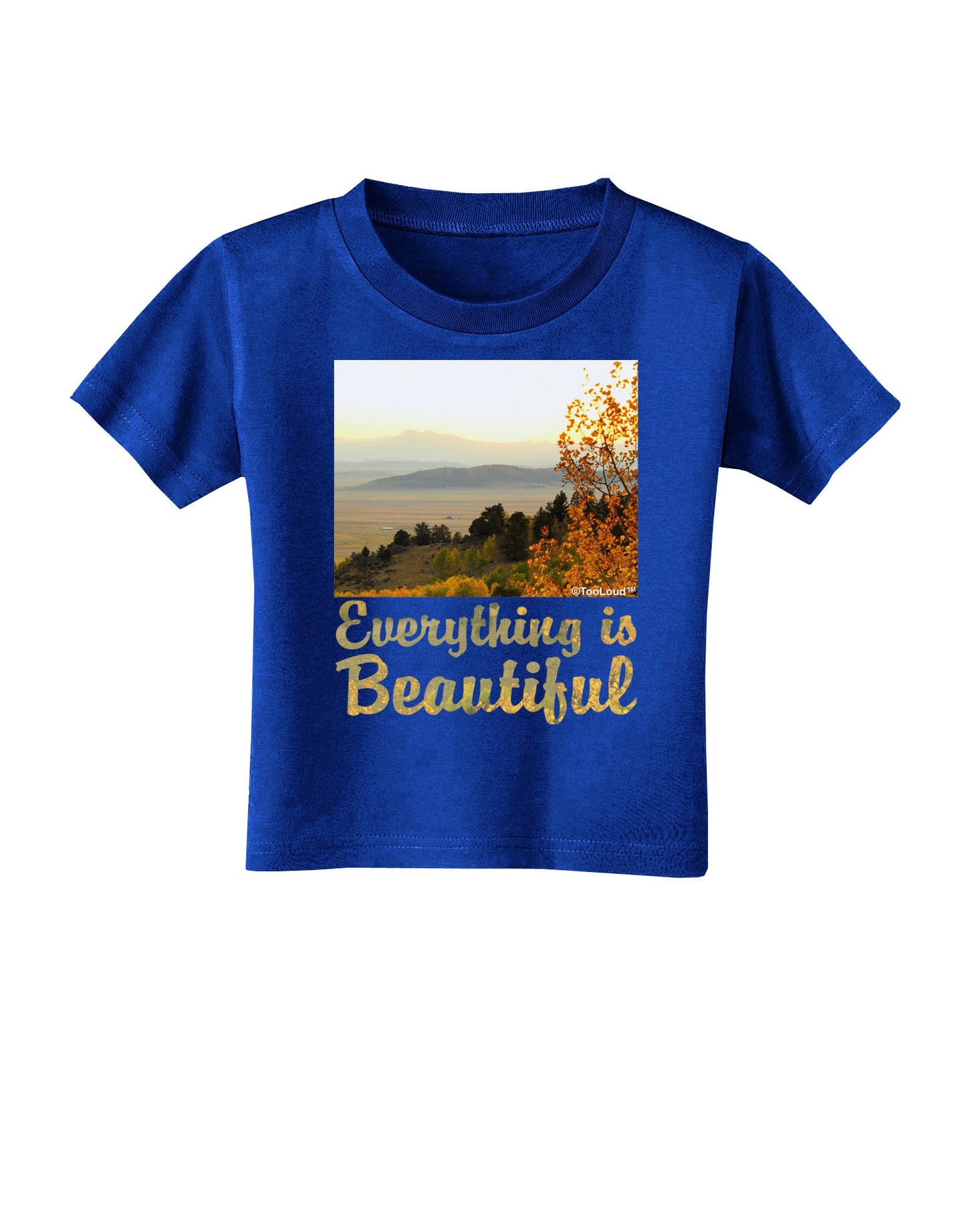 Everything is Beautiful - Sunrise Toddler T-Shirt Dark by-Toddler T-Shirt-TooLoud-Royal-Blue-2T-Davson Sales