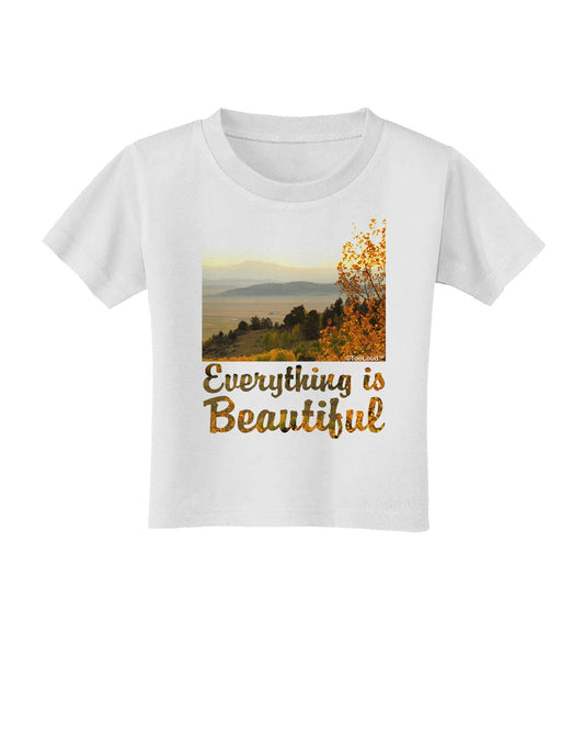 Everything is Beautiful - Sunrise Toddler T-Shirt-Toddler T-Shirt-TooLoud-White-2T-Davson Sales