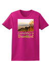 Everything is Beautiful - Sunrise Womens Dark T-Shirt-TooLoud-Hot-Pink-Small-Davson Sales