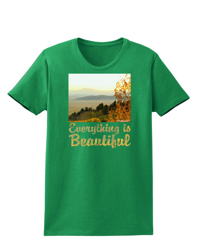 Everything is Beautiful - Sunrise Womens Dark T-Shirt-TooLoud-Kelly-Green-X-Small-Davson Sales