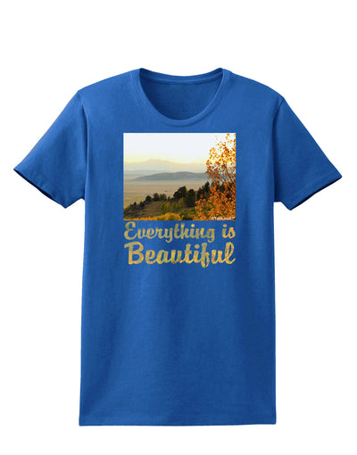 Everything is Beautiful - Sunrise Womens Dark T-Shirt-TooLoud-Royal-Blue-X-Small-Davson Sales