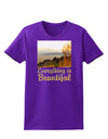 Everything is Beautiful - Sunrise Womens Dark T-Shirt-TooLoud-Purple-X-Small-Davson Sales