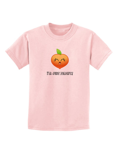 Everything is Peachy Childrens T-Shirt-Childrens T-Shirt-TooLoud-PalePink-X-Small-Davson Sales