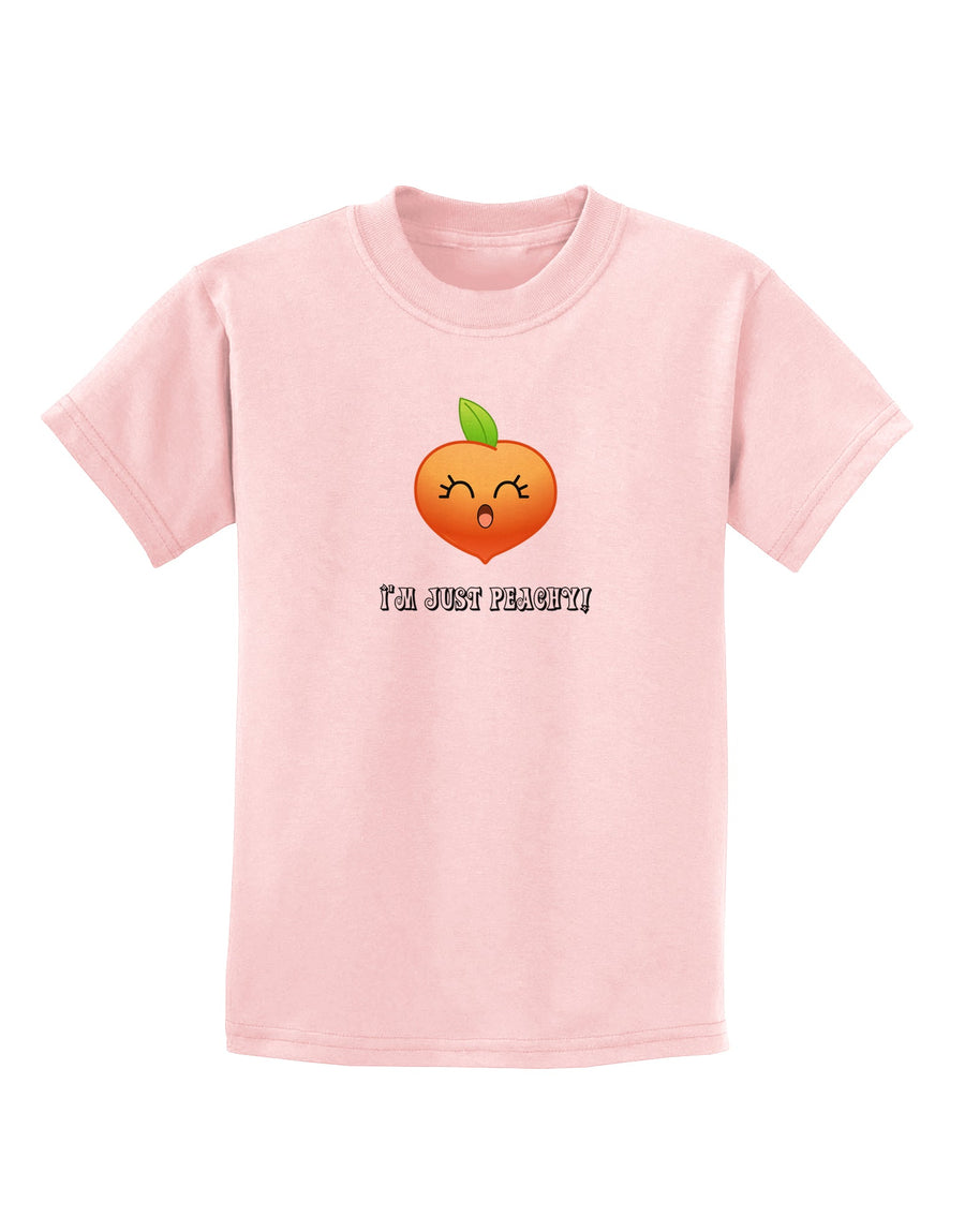 Everything is Peachy Childrens T-Shirt-Childrens T-Shirt-TooLoud-White-X-Small-Davson Sales