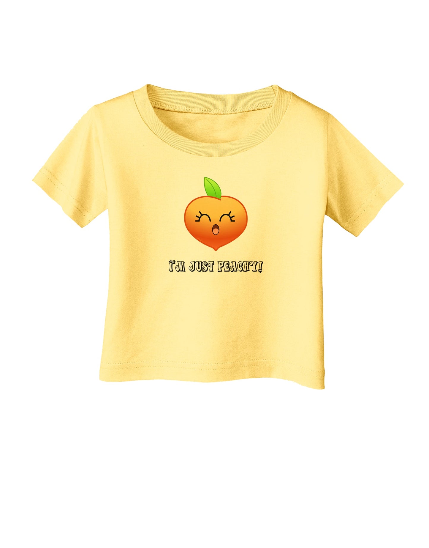 Everything is Peachy Infant T-Shirt-Infant T-Shirt-TooLoud-Daffodil-Yellow-06-Months-Davson Sales