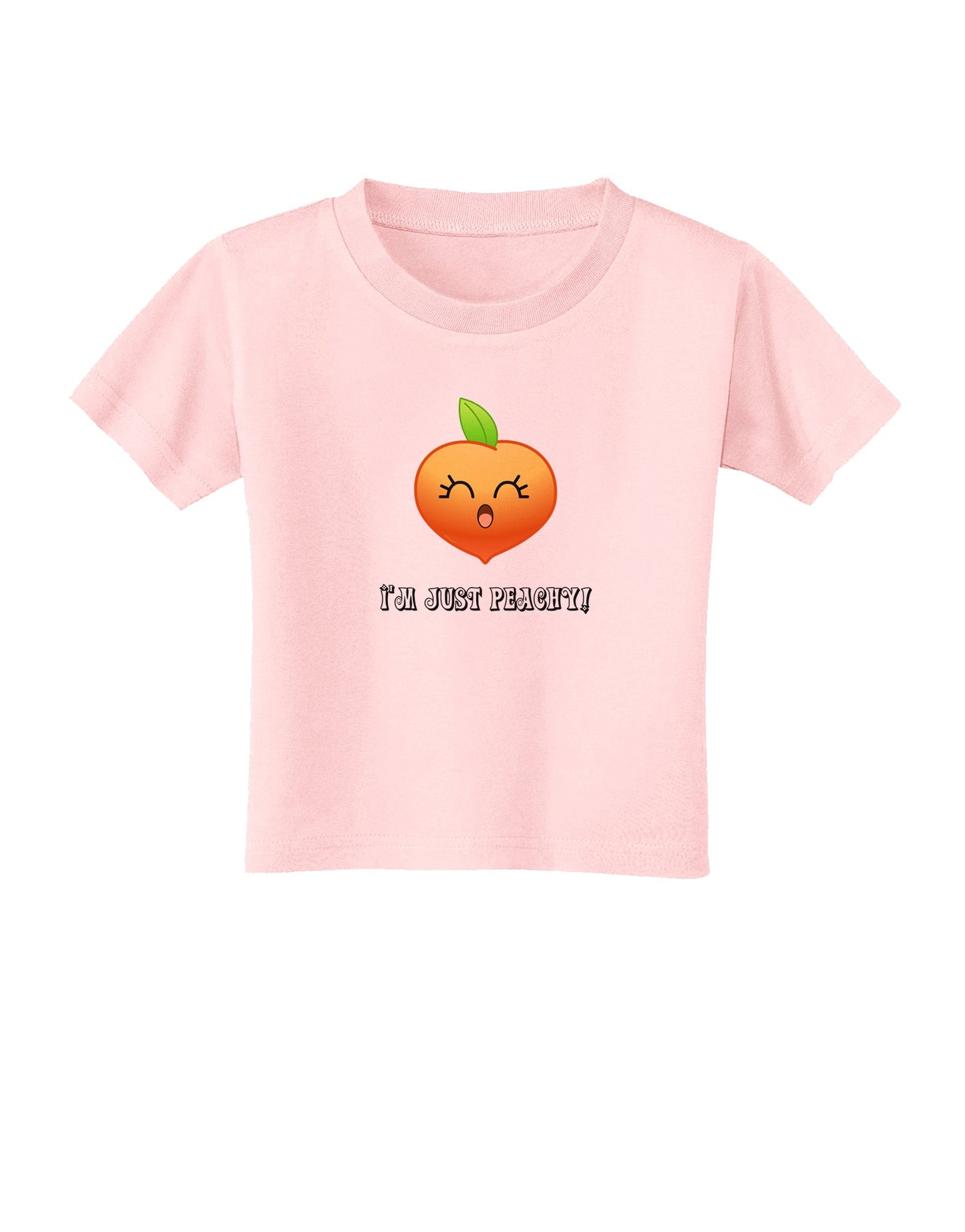 Everything is Peachy Toddler T-Shirt-Toddler T-Shirt-TooLoud-Light-Pink-2T-Davson Sales
