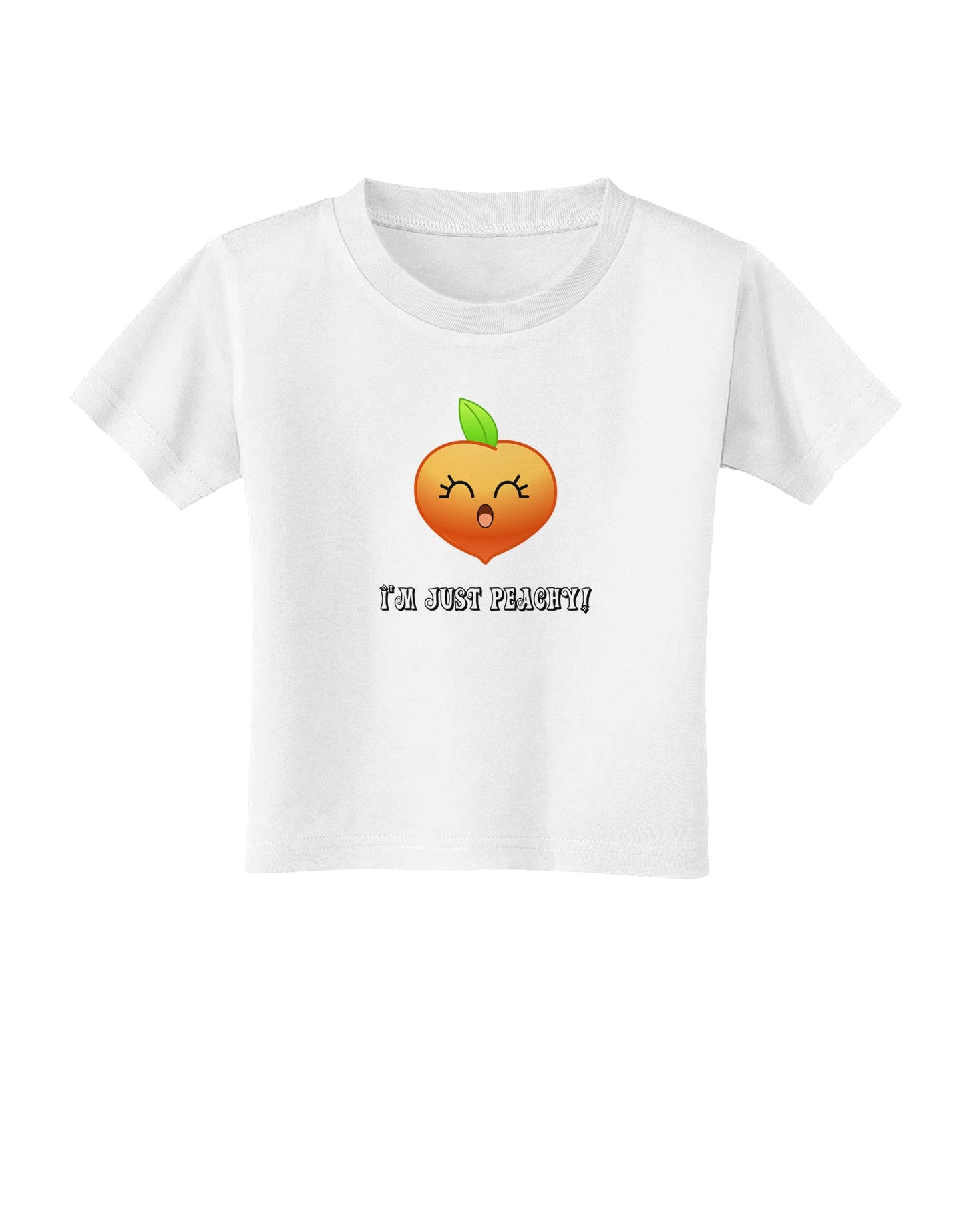 Everything is Peachy Toddler T-Shirt-Toddler T-Shirt-TooLoud-White-2T-Davson Sales