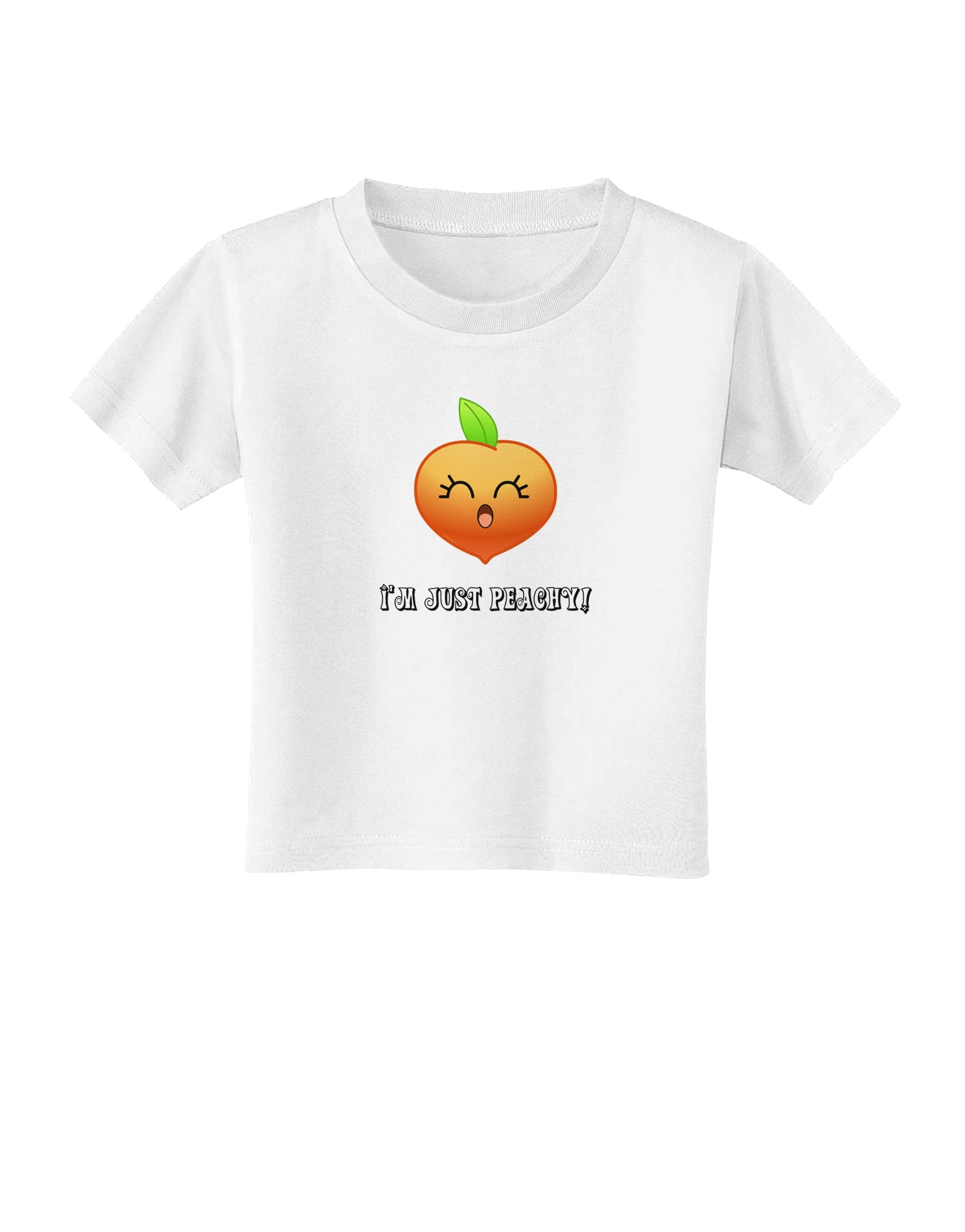 Everything is Peachy Toddler T-Shirt-Toddler T-Shirt-TooLoud-White-2T-Davson Sales