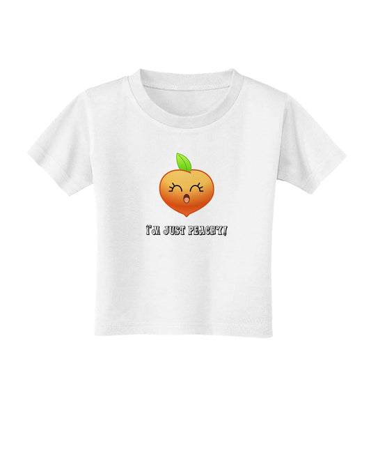 Everything is Peachy Toddler T-Shirt-Toddler T-Shirt-TooLoud-White-2T-Davson Sales