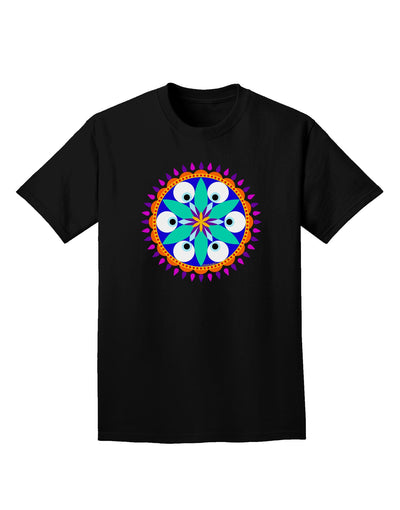 Evil Eye Protection Mandala Adult Dark T-Shirt-Mens T-Shirt-TooLoud-Black-Small-Davson Sales