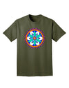 Evil Eye Protection Mandala Adult Dark T-Shirt-Mens T-Shirt-TooLoud-Military-Green-Small-Davson Sales