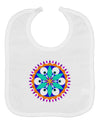 Evil Eye Protection Mandala Baby Bib by