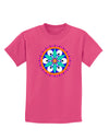 Evil Eye Protection Mandala Childrens Dark T-Shirt-Childrens T-Shirt-TooLoud-Sangria-X-Small-Davson Sales