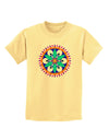 Evil Eye Protection Mandala Childrens T-Shirt-Childrens T-Shirt-TooLoud-Daffodil-Yellow-X-Small-Davson Sales