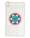 Evil Eye Protection Mandala Micro Terry Gromet Golf Towel 16 x 25 inch by TooLoud-Golf Towel-TooLoud-White-Davson Sales