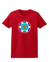 Evil Eye Protection Mandala Womens Dark T-Shirt-TooLoud-Red-X-Small-Davson Sales